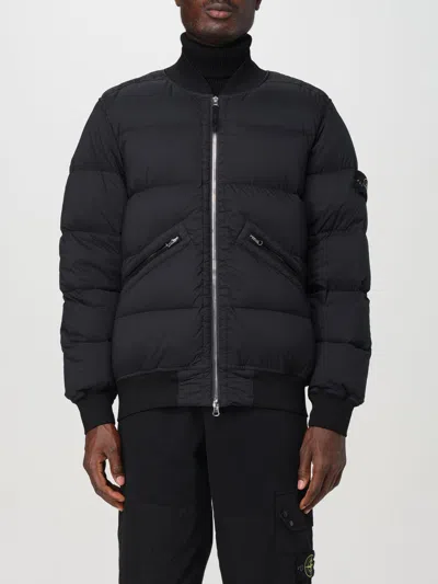 Stone Island Jacket  Men Color Black In Schwarz