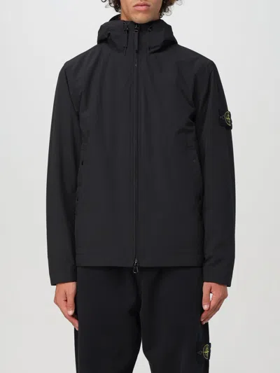 Stone Island Jacket  Men Color Black In Schwarz