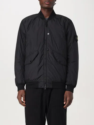 Stone Island Jacket  Men Color Black In Schwarz