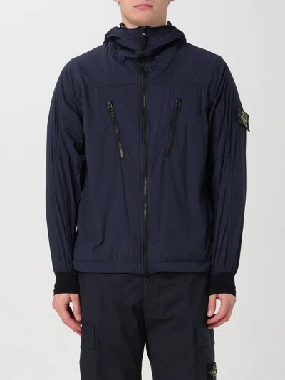 Stone Island Jacket  Men Color Blue In Blue