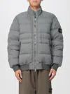 Stone Island Jacket  Men Color Charcoal In Gray