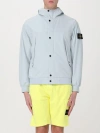 Stone Island Light Soft Shell-r Technology Jacket In Gnawed Blue