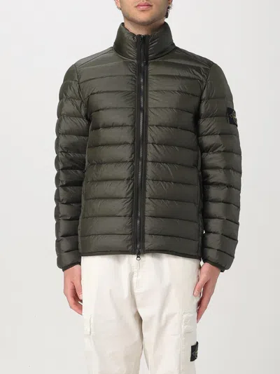 Stone Island Jacket  Men Color Green In Burgundy