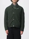 Stone Island Coach Jacket With Anti-drop And Snap Pockets In Green