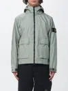 Stone Island Mens Sage Membrana 3l Tc Hooded Shell Jacket Xl In Green