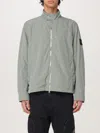 Stone Island Logo-patch Zipped Jacket In Green