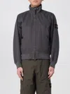 Stone Island Jacket In Grey With Logo In Grey