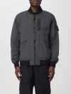 Stone Island Bomber Black Polyamide, Elastane, Polyurethane Coated In Grey