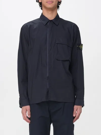 Stone Island Shirt Men  In Blue