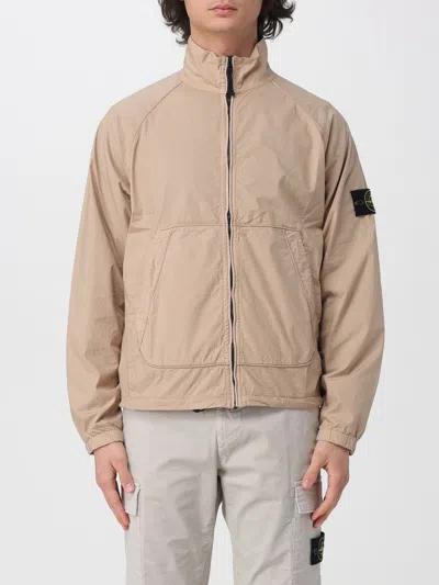 Stone Island Jacket  Men Color Sand In Brown