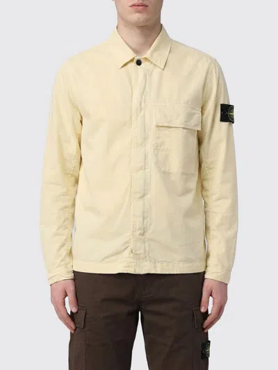 Stone Island Jacket Men  In Yellow
