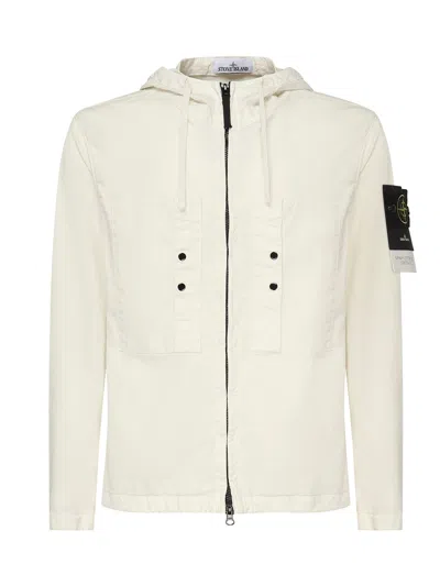 STONE ISLAND JACKET SUPIMA® COTTON TWILL STRETCH-TC
