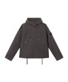 Stone Island Jacket With Cotton Mesh-lined Hood And Anti-drop