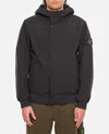 Stone Island Jacket With Hood In Black