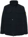 Stone Island Jacket With Logo In Blue
