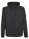 Stone Island Black Supima Cotton Twill Stretch-tc Jacket
