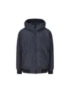 Stone Island Crinkle Reps Ny Light Puffer Jacket In Blue