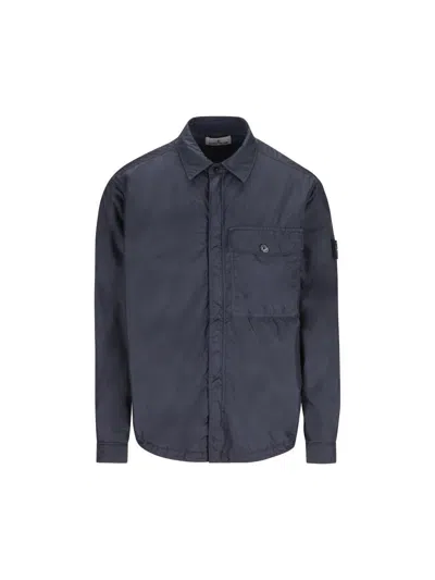 Stone Island Jackets In Blue