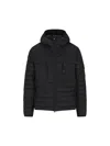 Stone Island Seamless And Anti-drop Hooded Down Jacket Clothing In Black