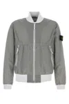 Stone Island Nylon Metal Bomber Jacket In Gray