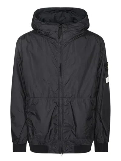 Stone Island Jackets In Black