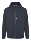 Stone Island Men Soft Shell-r Technology Logo Jacket In Blue