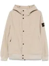 Stone Island Beige Parka With Minimalist Design And Premium Materials In Beige