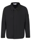 Stone Island Techno Fabric Jacket In Black