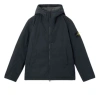 Stone Island Soft Shell-r Padded Jacket In Black