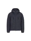 Stone Island Seamless And Anti-drop Hooded Down Jacket Clothing In Black