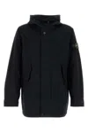 Stone Island Light Compact Touch Poly-tc Casual Jackets And Parka Blue In Blue