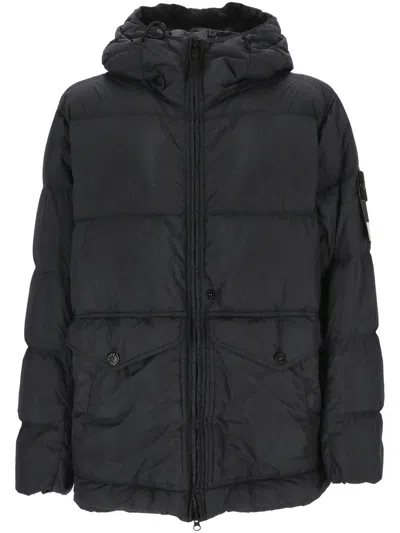 Stone Island Jackets In Blue