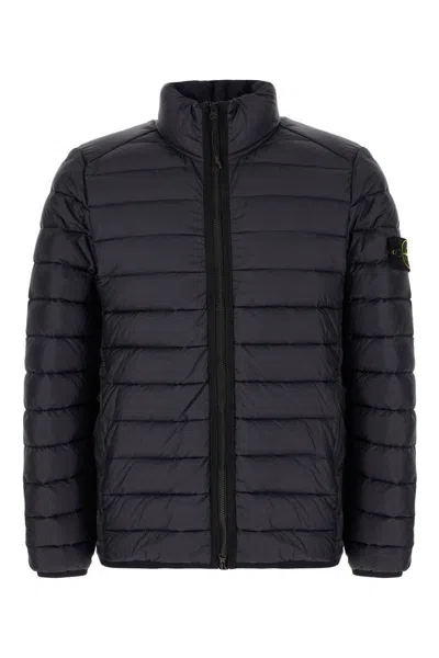 Stone Island Jackets In Navy Blue