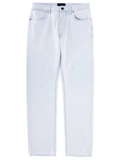 Stone Island Jeans In Denim In White