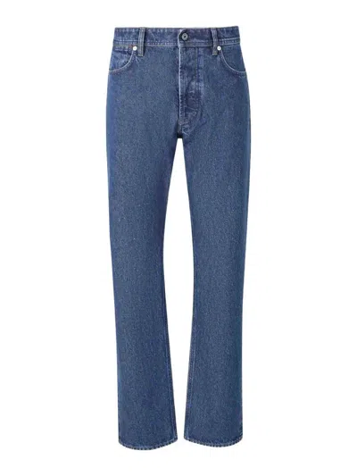 Stone Island Jeans Medium Wash Jeans In Blue