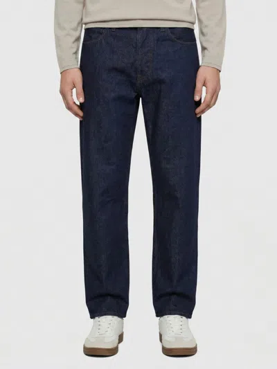 Stone Island Regular-straight-fit Five-pocket Jeans With Rinsed Finish In Blue