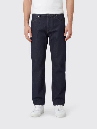 Stone Island Straight Leg Cotton Jeans For Men In Blue