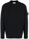 Stone Island Cotton Sweatshirt In Blue