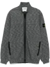 Stone Island Jersey-fleece Sweatshirt In Grey