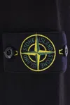Stone Island Jersey Full-zip Sweatshirt In Blue