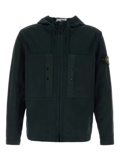 STONE ISLAND JERSEY HOODED JACKET