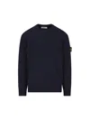 Stone Island Cotton Sweatshirt In Blue