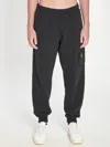 Stone Island Cargo Cotton Joggers Elastic Waistband In Gray