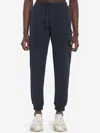 Stone Island Compass-patch Drawstring Track Pants In Blue