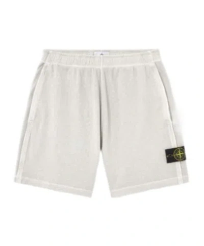 Stone Island Patch Pocket Shorts In Neutral
