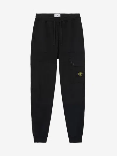 STONE ISLAND STONE ISLAND JOGGERS LOGO COTTON