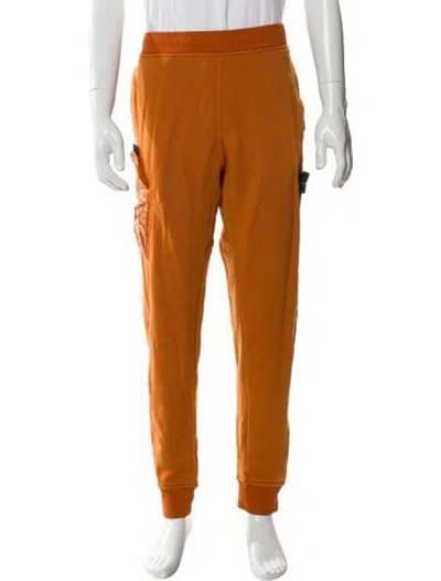Pre-owned Stone Island Joggers In Orange