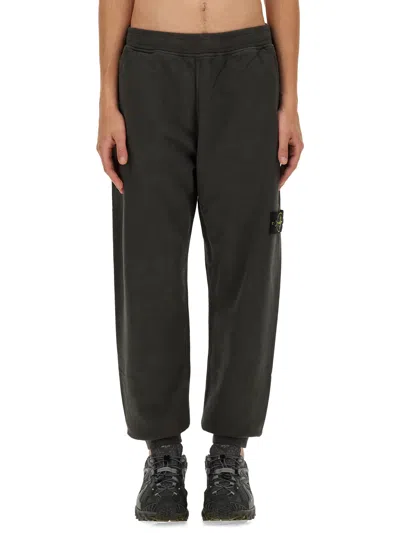 Stone Island Jogging Pants In Grey