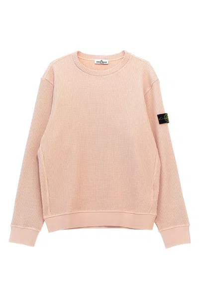 Stone Island Junior '6100006' Sweatshirt In Brown