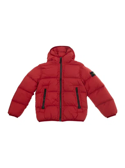 Stone Island Kids' 811640328v0010 In Red